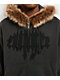 Empyre Transplant Faux Fur Black Zip Hoodie - Thumbnail image 4 of 6
