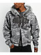 Empyre Transplant Grey Cheetah Faux Fur Zip Hoodie - Thumbnail image 1 of 5