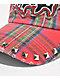 Empyre Tripp Plaid Red Strapback Hat - Thumbnail image 4 of 5