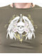 Empyre Trish Skull Grape Leaf Crop T-Shirt 