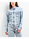 Empyre Trucker Light Blue Wash Button Up Denim Jacket - Thumbnail image 3 of 5
