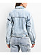 Empyre Trucker Light Blue Wash Button Up Denim Jacket - Thumbnail image 2 of 5