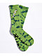 Empyre Twisted Green Tie Dye Crew Socks