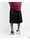 Empyre Ultra Loose Black Denim Skate Shorts - Thumbnail image 2 of 4