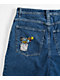 Empyre Ultra Loose Blue Denim Skate Shorts - Thumbnail image 7 of 7