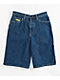 Empyre Ultra Loose Blue Denim Skate Shorts - Thumbnail image 1 of 7