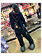 Empyre Ultra Loose Embroidered Cell Phone Black Cargo Pants - Thumbnail image 9 of 9