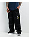 Empyre Ultra Loose Embroidered Cell Phone Black Cargo Pants - Thumbnail image 1 of 9