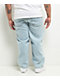 Empyre Ultra Loose Fit Colby Light Blue Wash Skate Jeans - Thumbnail image 4 of 5