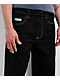 Empyre Ultra Loose Fit Embroidered Black Skate Jeans - Thumbnail image 5 of 7