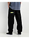Empyre Ultra Loose Fit Embroidered Black Skate Jeans - Thumbnail image 2 of 7