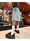Empyre Ultra Loose Light Blue Denim Skate Shorts - Thumbnail image 7 of 8