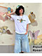 Empyre Ultra Loose Light Blue Denim Skate Shorts - Thumbnail image 8 of 8