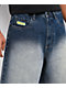 Empyre Ultra Loose Medium Blue Denim Skate Shorts - Thumbnail image 4 of 5