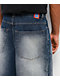 Empyre Ultra Loose Medium Blue Denim Skate Shorts - Thumbnail image 5 of 5