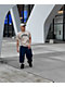 Empyre Ultra Wide Dark Blue Skate Jean Shorts - Thumbnail image 3 of 5