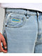 Empyre Ultra Wide Fit Colby Light Blue Wash Denim Skate Jeans - Thumbnail image 7 of 8