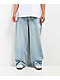 Empyre Ultra Wide Fit Colby Light Blue Wash Denim Skate Jeans - Thumbnail image 1 of 8