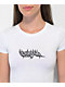 Empyre Underdog White Crop T-Shirt - Thumbnail image 2 of 2