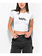 Empyre Underdog White Crop T-Shirt - Thumbnail image 1 of 2