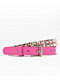 Empyre Val Pink & Silver Studded Belt - Thumbnail image 1 of 2