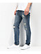 Empyre Verge Lap Blue Distressed Tapered Skinny Jeans