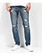 Empyre Verge Lap jeans ajustados y desgastados en azul 