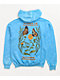 Empyre We Grow Blue Mineral Wash Hoodie - Thumbnail image 1 of 3