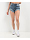 Empyre Weekend Festival Light Wash Denim Cutoff Shorts - Thumbnail image 1 of 7