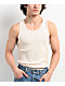 Empyre White Ribbed Tank Top - Thumbnail image 2 of 4