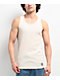Empyre White Ribbed Tank Top - Thumbnail image 1 of 4