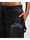 Empyre Whitney Workwear Black Wash Wide Leg Sweatpants - Thumbnail image 3 of 5