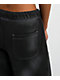 Empyre Whitney Workwear Black Wash Wide Leg Sweatpants - Thumbnail image 5 of 5