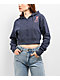 Empyre With Love Blue Crop Zip Hoodie - Thumbnail image 1 of 3
