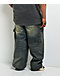 Empyre Work Ultra Wide Dirty Wash Blue Skate Jeans - Thumbnail image 4 of 9