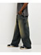 Empyre Work Ultra Wide Dirty Wash Blue Skate Jeans - Thumbnail image 7 of 9