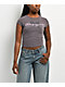 Empyre Yana Pixel Grey Crop T-Shirt - Thumbnail image 1 of 3