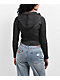 Empyre Zippy Limestone Crop Zip Hoodie - Thumbnail image 4 of 4