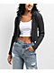 Empyre Zippy Limestone Crop Zip Hoodie - Thumbnail image 1 of 4