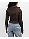 Empyre Zippy Limestone Crop Zip Hoodie - Thumbnail image 4 of 4