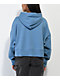 Empyre Zuri Skate Blue Crop Zip Hoodie