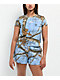 Empyre x Realtree EDGE Colors Blue Camo Boxy Crop T-Shirt - Thumbnail image 1 of 4