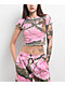 Empyre x Realtree EDGE Colors Pink Thermal Crop T-Shirt - Thumbnail image 1 of 4