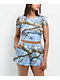 Empyre x Realtree Edge Blue Camo Crop T-Shirt - Thumbnail image 1 of 5