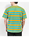 Enjoi Big Kahuna Teal & Orange Stripe T-Shirt