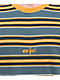 Enjoi San Feliz Slate Blue Stripe T-Shirt - Thumbnail image 4 of 5