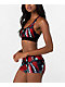 Ethika Bomber Rose Drip Sports Bra