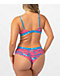 Ethika Chew Pink & Blue Triangle Bralette - Thumbnail image 2 of 3
