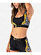 Ethika Columbo Sports Black & Gold Bra