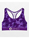 Ethika Punch Camo Purple Sports Bra